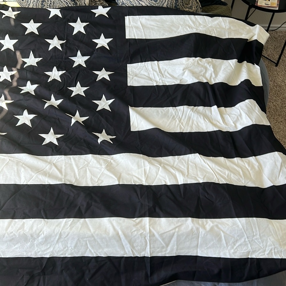 Black and White American Flag Urban Outfitters Tapestry